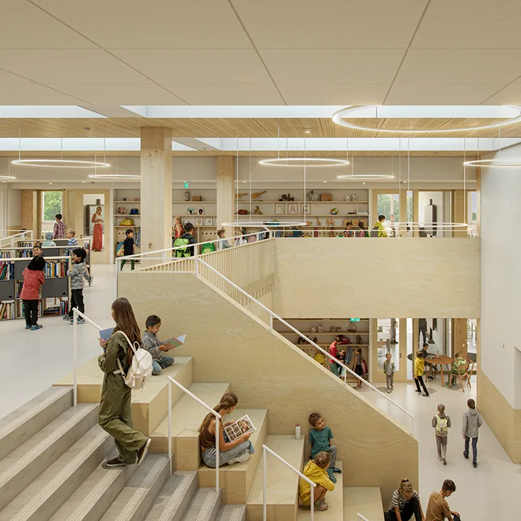 Artist impression interieur MKC Azalea Amsterdam