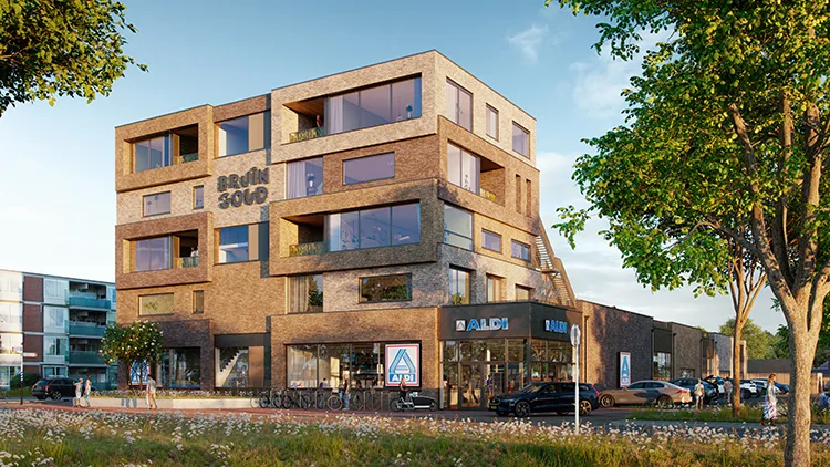 Artist impression Bruin Goud
