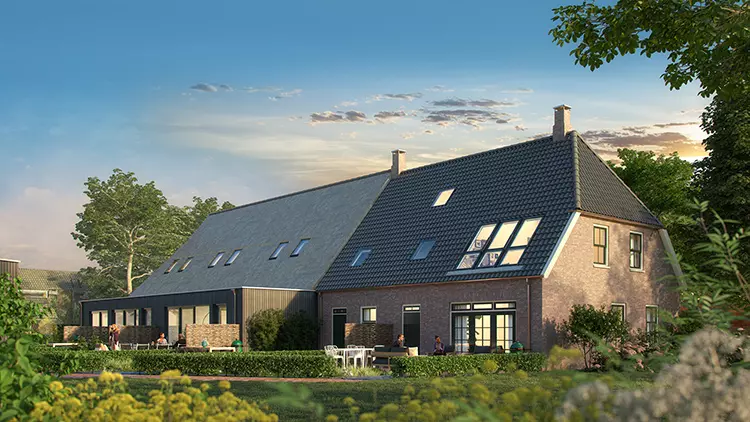 Artist impression exterieur boerderij