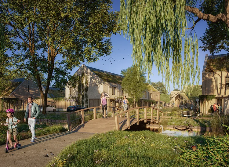 Artist impression natuur groen