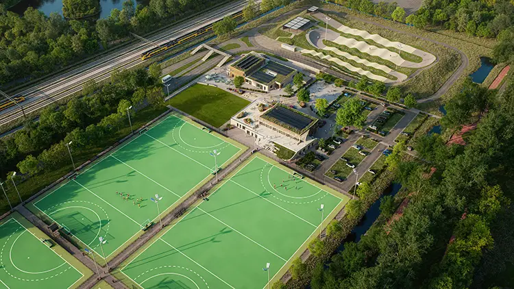 Artist impression Sportpark Rijswijk