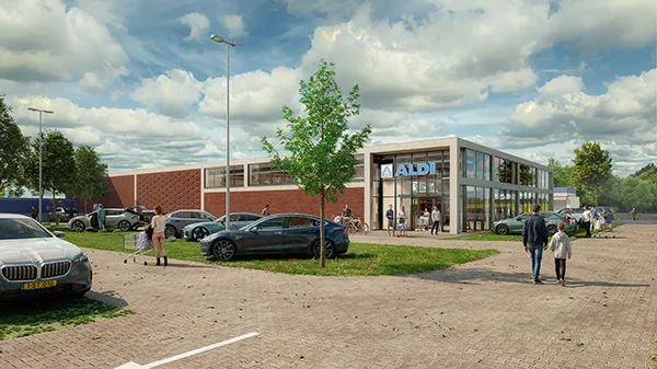 Artist impression Aldi Emmen