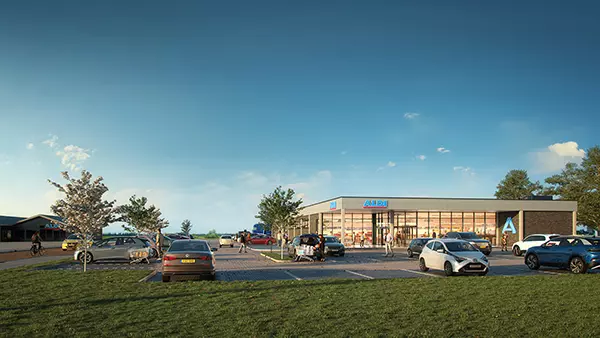 Artist impression Aldi Kamperland