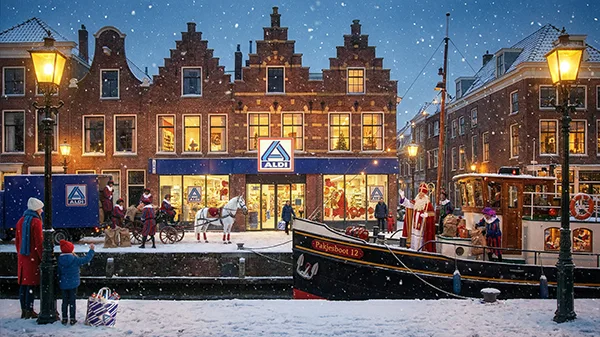 Artist impression Aldi Sinterklaasl