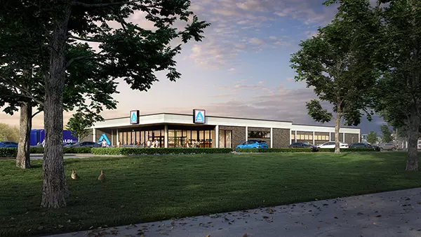 Artist impression Aldi Uden