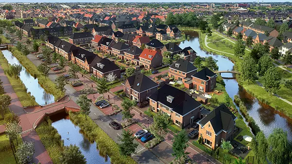 Artist impression De Gouden Buurten