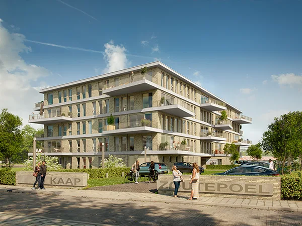 Artist impression Kaap Zoutepoel Sneek