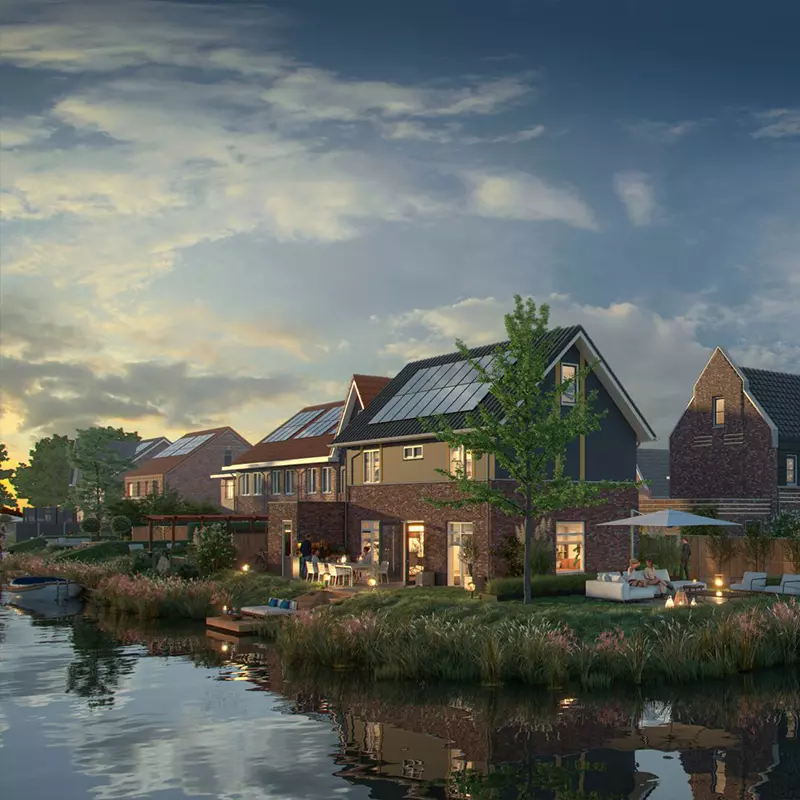 Artist impressions Westerdel Langedijk