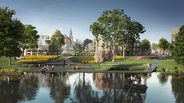 Artist impression Van Kasteel tot Wijchens meer