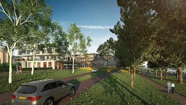 Artist impression Van Kasteel tot Wijchens meer