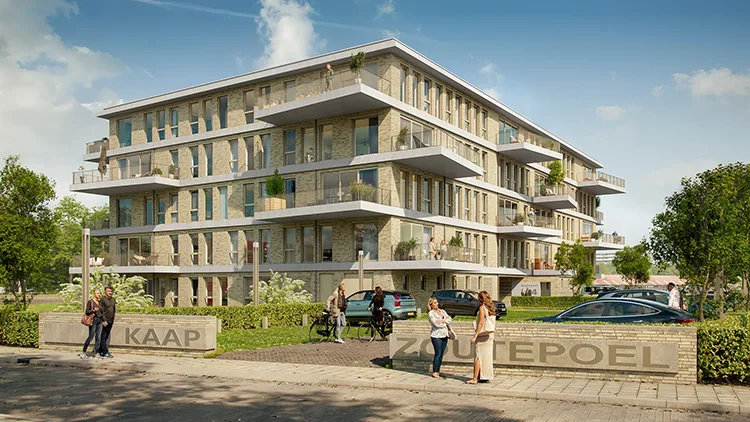 Artist impression Kaap Zoutepoel Sneek