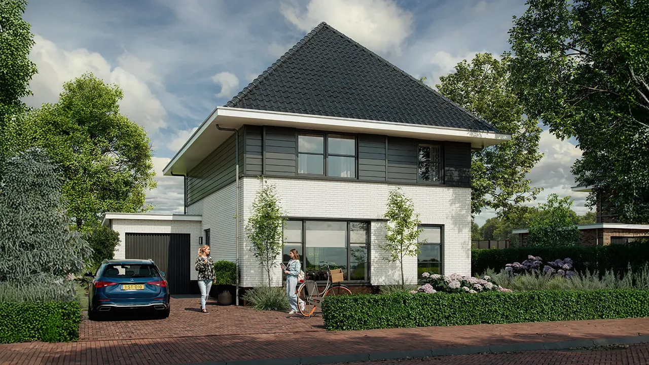 3D visualisatie van woningbouw