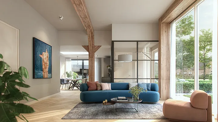 artist impression interieur woning